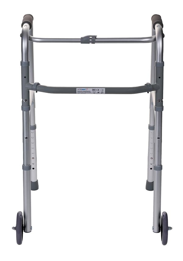 AIV Aluminium Tri-Functional Walker - Lightweight, Height Adjustable, Ergonomic Handles
