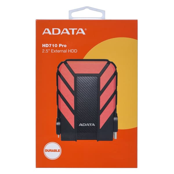 ADATA HD710 Pro - External Hard Drive - 1TB - Black Red