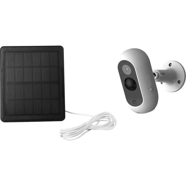 LINK2HOME Wi-Fi Solar Camera - HD 1080P, 110° Angle, Night Vision