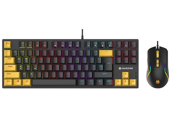 Tracer GAMEZONE HORNET87 USB Keyboard and Mouse Set - Mechanical, Wired, Gaming