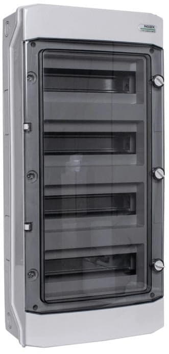 NOARK PHS48T Surface-Mounted Installation Enclosure IP65 48 Modules