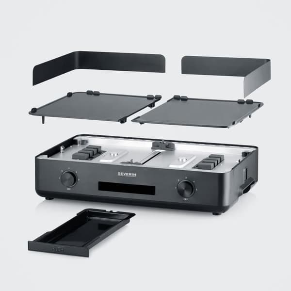 SEVERIN Plancha Grill - PG8569 - 2200W - 48x27cm Non-stick Ceramic Coating