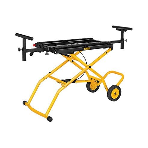 DeWALT DE7260-XJ Mitre Saw Folding Rolling Stand - 135 kg Capacity, Adjustable Height