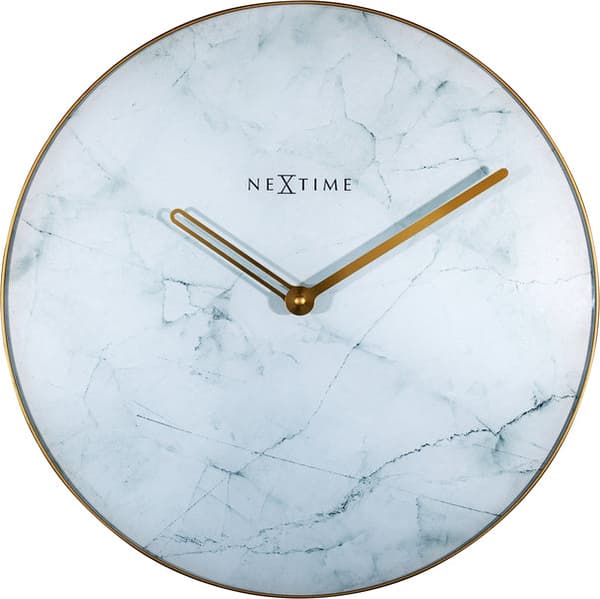 NeXtime Wall Clock 40 cm Marble NE-8189WI