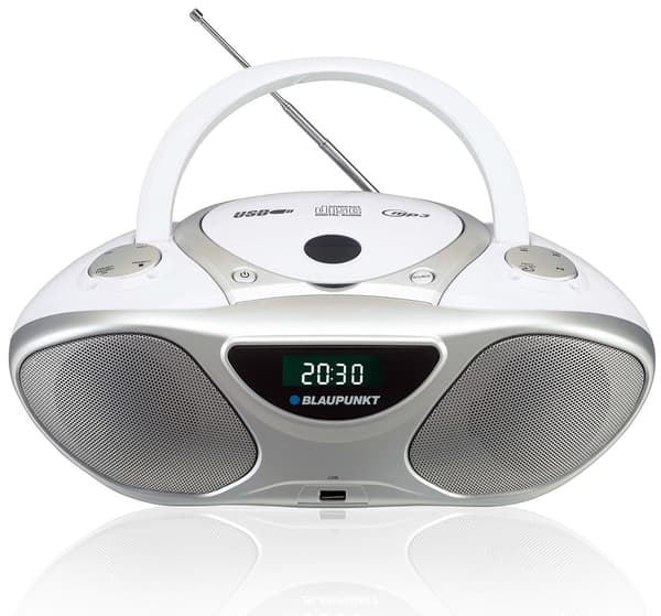 Blaupunkt BB14WH CD Player CD Recorder Silver White