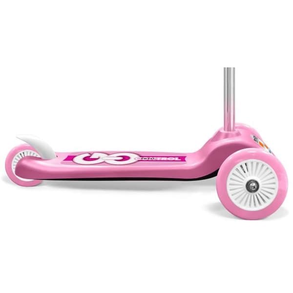 STAMP 3-Wheel Scooter - Skids Control - Pink