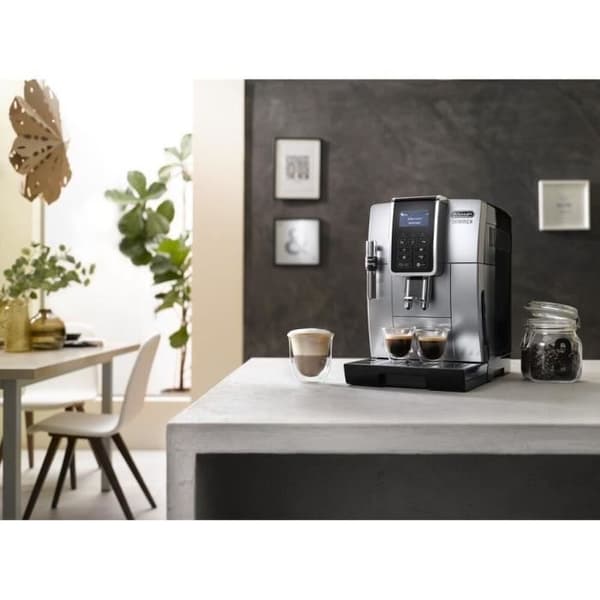 De'Longhi Dinamica ECAM350.35.SB Espresso Machine with Grinder - Silver