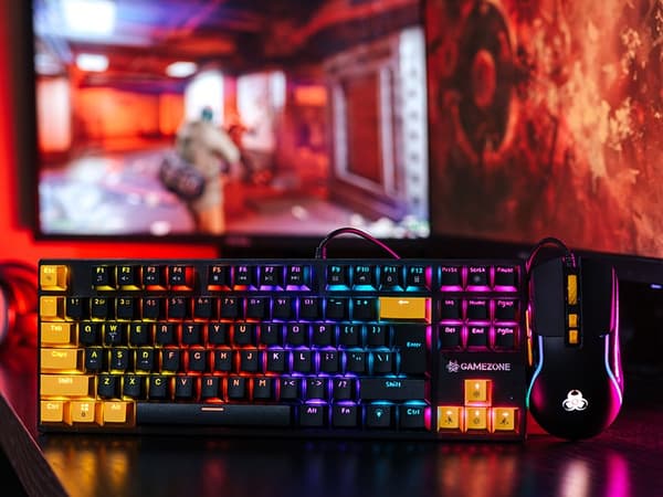 Tracer GAMEZONE HORNET87 USB Keyboard and Mouse Set - Mechanical, Wired, Gaming