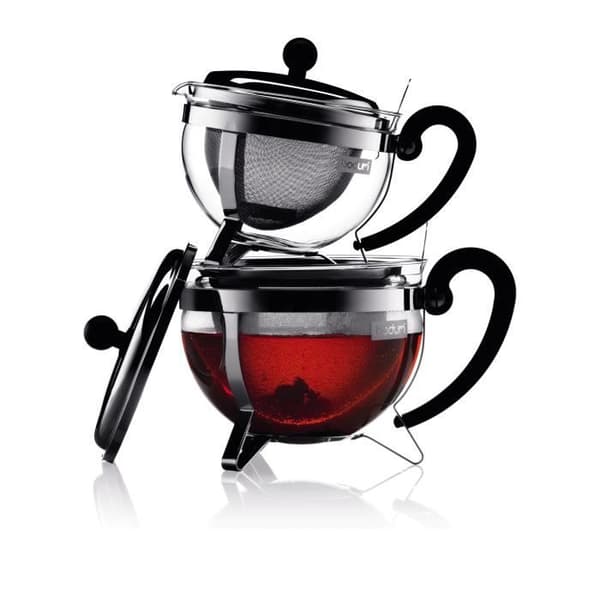 BODUM Teapot - Chamboard - Stainless steel strainer - 1 L - Brilliant