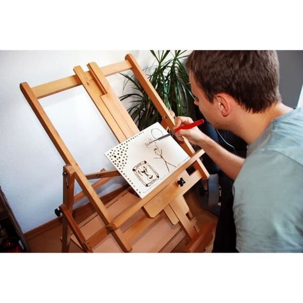 ROTHENBERGER Complete Pyrography Kit - Red - Ideal for Woodworking