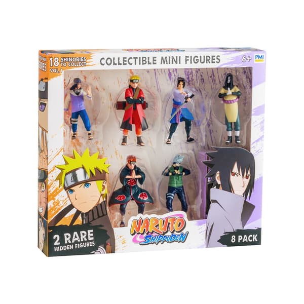 NARUTO SHIPPUDEN Figures - 8 Pack Deluxe Edition Ver. B