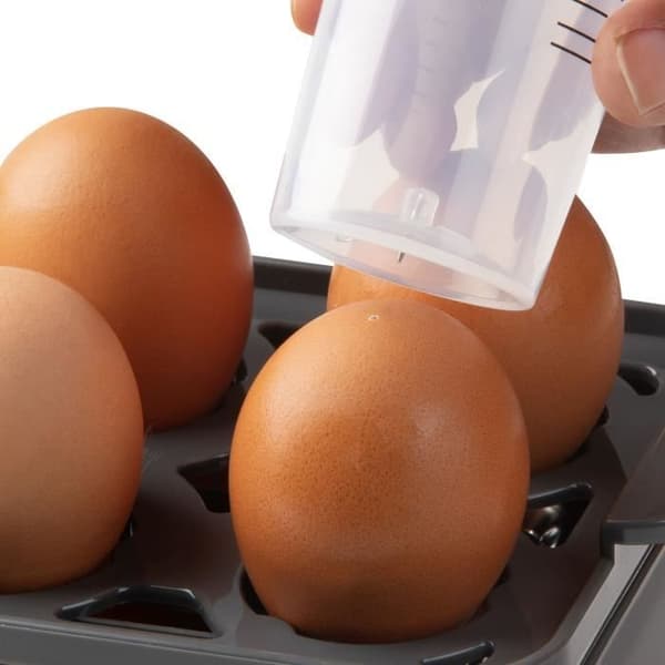 Egg cooker - DOMO - DO9283EK - 400 W - 6 eggs - Grey