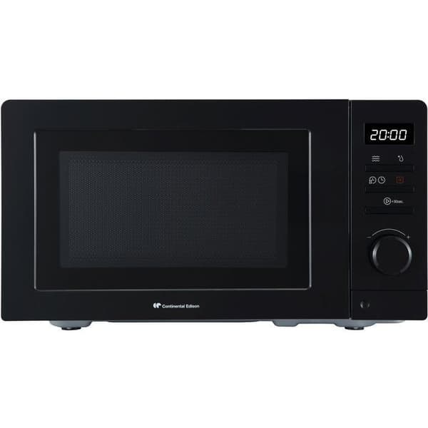 CONTINENTAL EDISON CEMO20DB Microwave - Black - 1050 W - 20 L