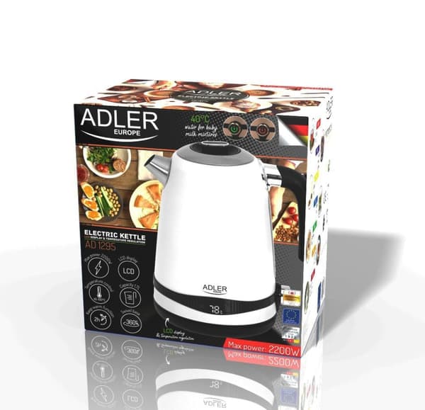 Adler AD 1295w Electric Kettle 1.7 L White