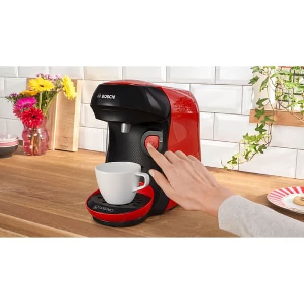 BOSCH Multifunctional Coffee Machine - TASSIMO T10 Happy - Red - 1400 W