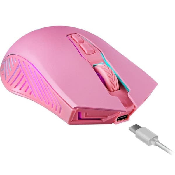 Defender Pandora Wireless Gaming Mouse Pink 3200dpi Rechargeable