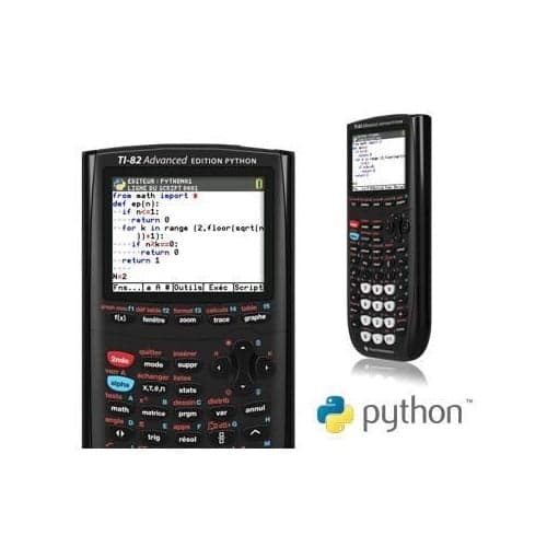 Texas Instruments TI-82 Ad Edition Python Calculator - Black