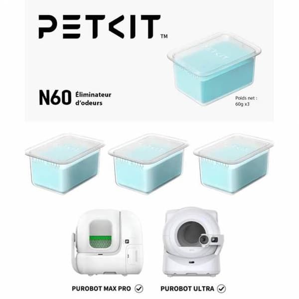 PETKIT Deodorizers - Pack of 3 N60 for Automatic Litter Boxes
