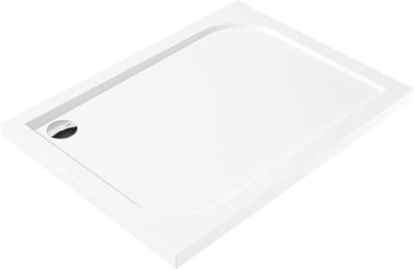Deante Rectangular Acrylic Shower Tray 80x120 cm White