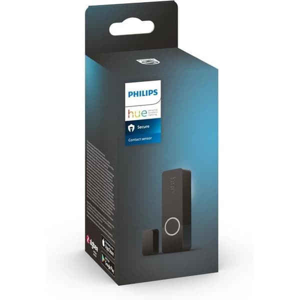 Philips Hue Secure Contact Sensor - Door or Window - Easy Installation - Control via Hue App - Black