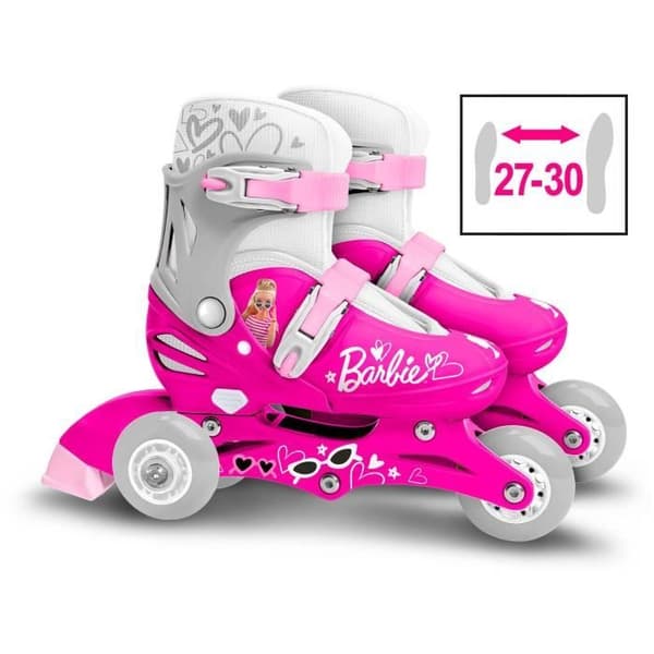 STAMP - Two-in-One 3-Wheel Inline Skates - Barbie