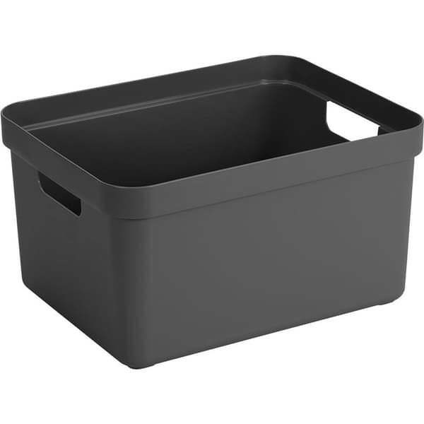 Sunware Sigma Home Storage Box 32 L Anthracite 44.4x34.2x24.2 cm