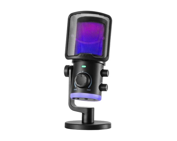 Ampligame AM6 kondensaattorimikrofoni RGB - Black