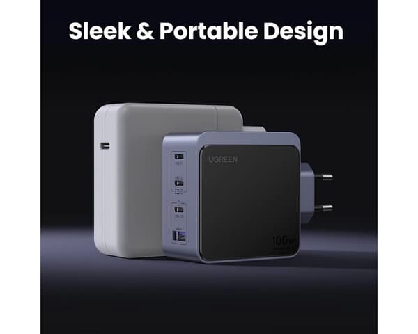 Nexode S 100W 4-port USB-laddare