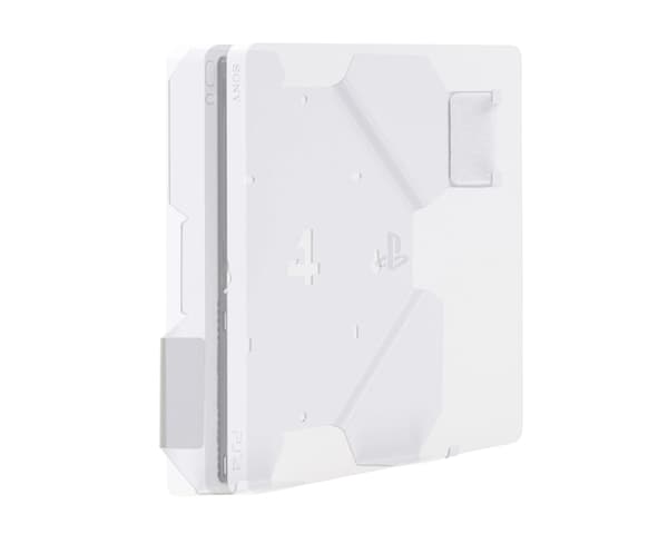 Veggfeste Bundle til PS4 Slim - Hvit