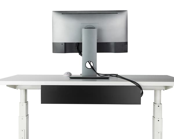 Under-desk Cable Tray - Johtokouru Musta