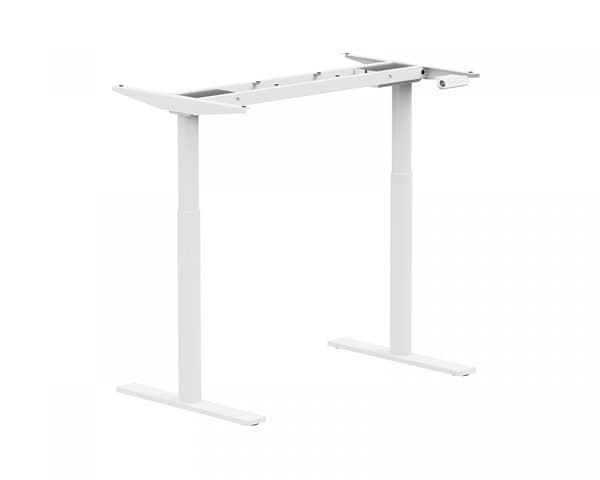 Premium Desk Frame - Elektrisk Hev og Senkbart Understell - Hvit