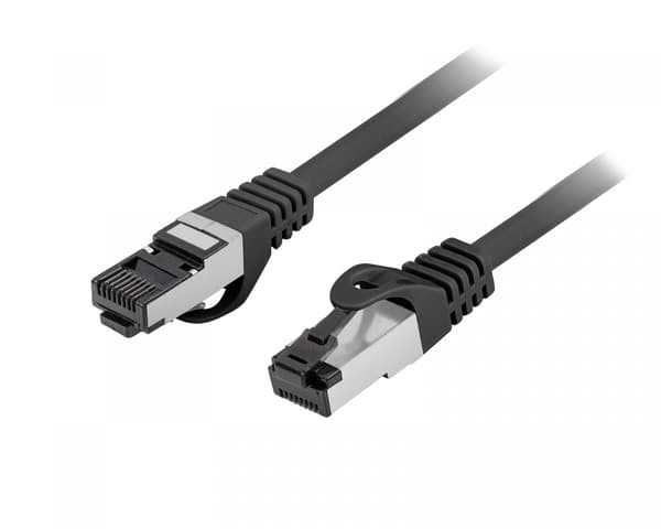 CAT 8.1 Netværkskabel S/FTP LSZH - Sort - 1m