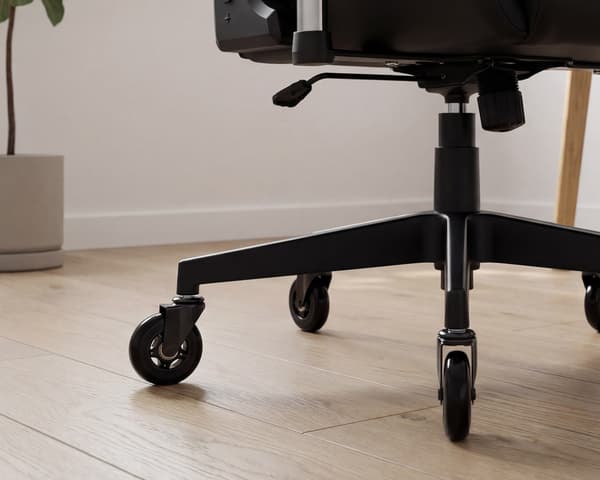 Hjul til Stol 3″ Universal - Sort
