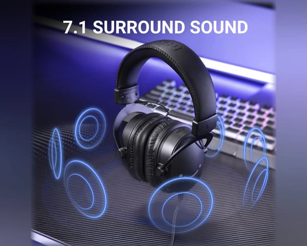 H9 7.1 Gaming Headset RGB - Svart