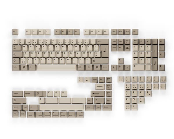 Retro 101 Keycap set (ISO Nordic)
