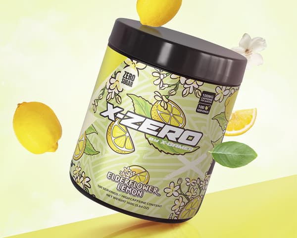 X-Zero Elderflower Lemon - 100 Porsjoner