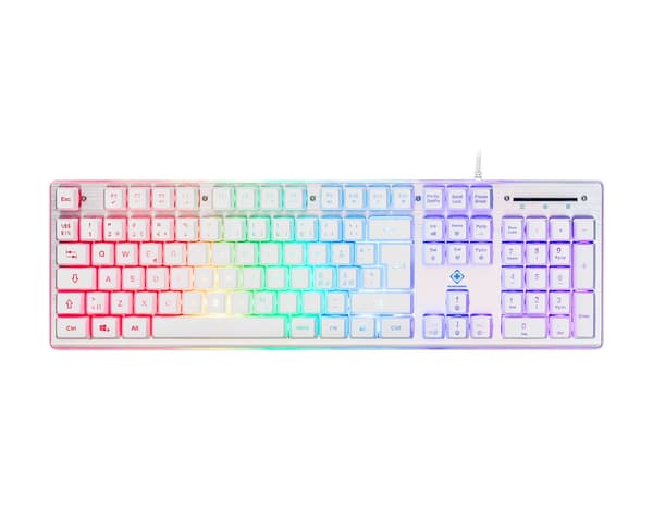 WK75 RGB Näppäimistö - Valkoinen