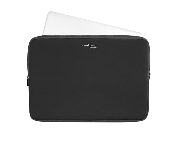 Laptop Sleeve Coral 15.6" - Musta -suojatasku