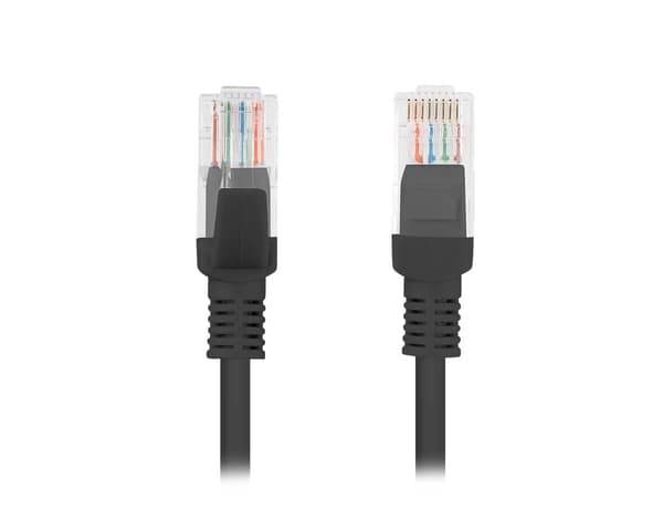 Cat6 UTP Nätverkskabel 10 Meter Svart