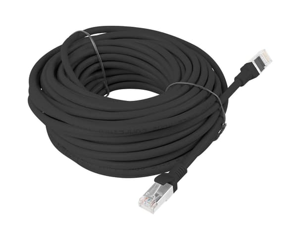 Cat6 UTP Nätverkskabel 15 Meter Svart