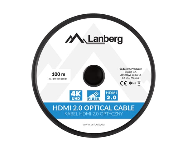 HDMI - HDMI AOC V2.0 Optinen 100m
