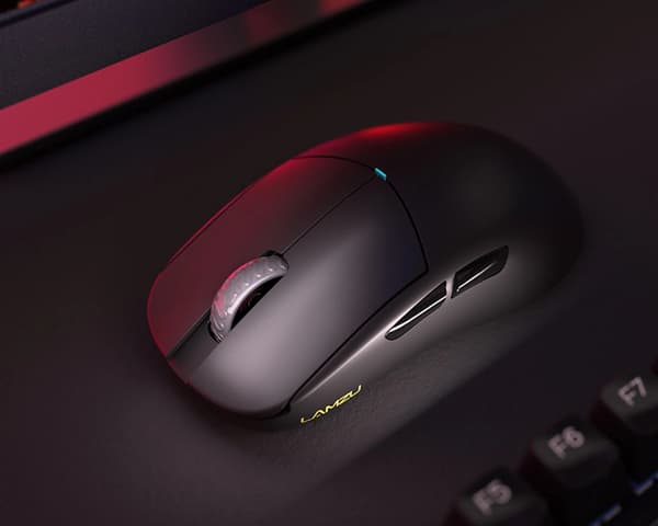 Atlantis Mini 4K Wireless Superlight Gamingmus - Charcoal Black