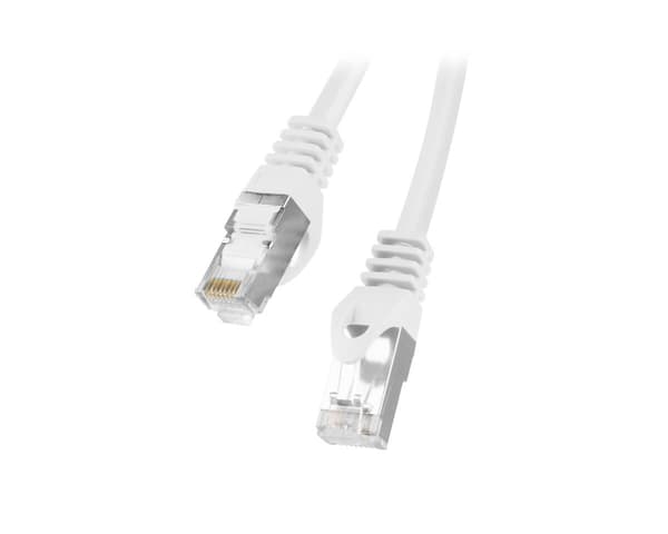2 Meter Cat6 FTP Nettverkskabel Hvit