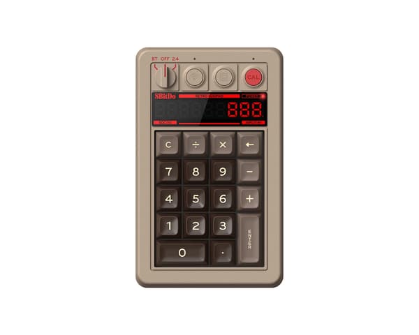 Retro 18 Mechanical Numpad - Langaton Numeronäppäimistö - C64 Edition