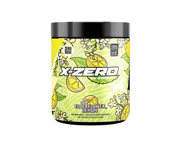 X-Zero Elderflower Lemon - 100 Porsjoner
