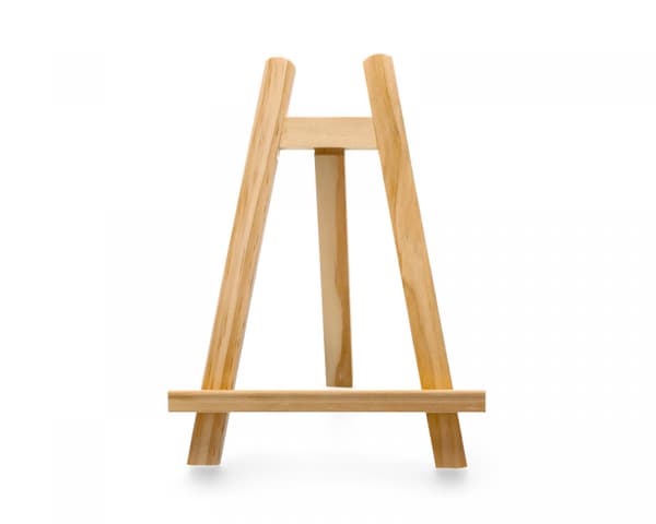 Tastaturstativ I Træ - Keyboard Display Stand - 20x28cm