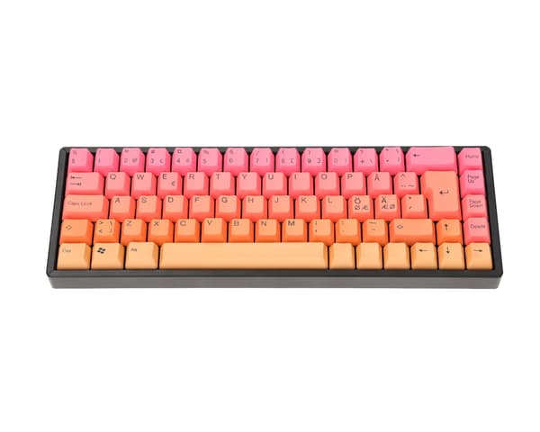 PBT Double-shot Keycaps Nordisk Layout - Sunshine