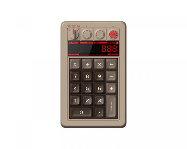 Retro 18 Mechanical Numpad - Trådlös Numpad - C64 Edition