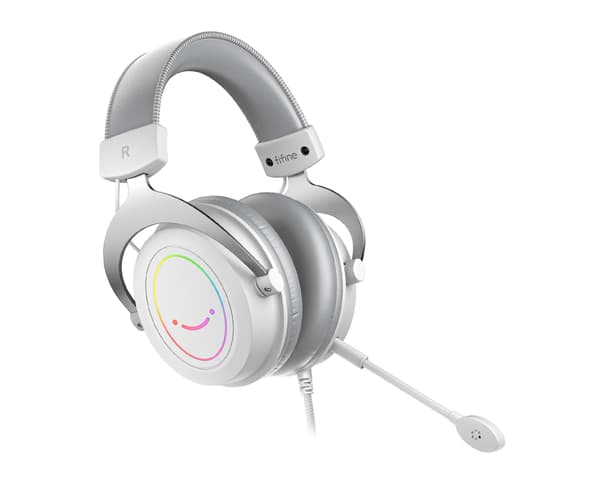 AMPLIGAME H3 Gaming Headset RGB - Hvit