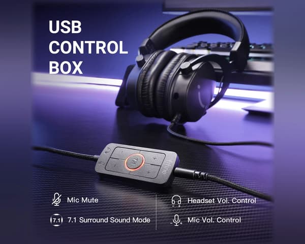 H9 7.1 Gaming Headset RGB - Svart